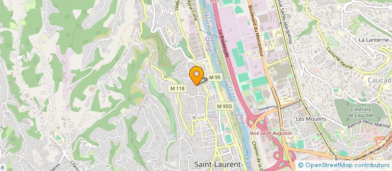 localisation de l'entreprise MADAME KARINE GUEGUENIAT à SAINT-LAURENT-DU-VAR