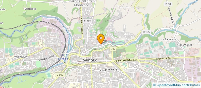 localisation de l'entreprise MADAME KARINE GUERIN  SAINT-LO