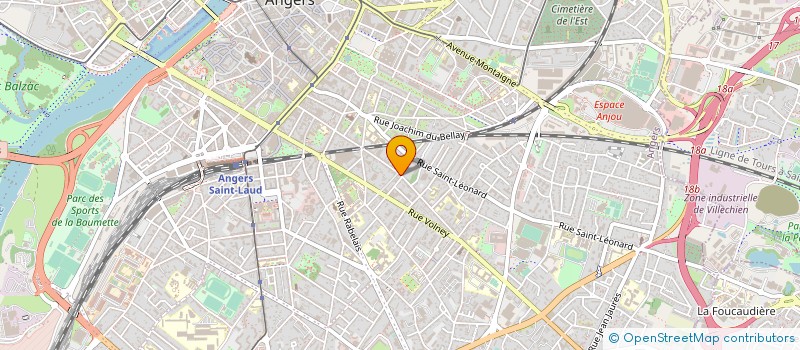 localisation de l'entreprise MADAME KARINE GUERIN  ANGERS