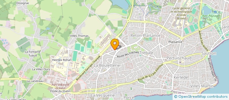 localisation de l'entreprise MADAME KARINE GUERIN  SAINT-NAZAIRE