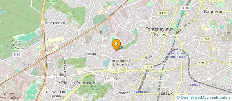 localisation de l'entreprise MADAME KARINE GUEYDAN à LE PLESSIS-ROBINSON