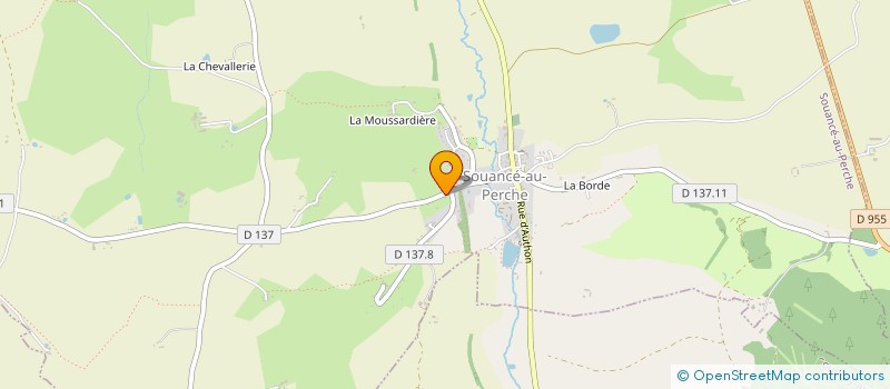 localisation de l'entreprise MADAME KARINE GUICHARD à SOUANCE-AU-PERCHE