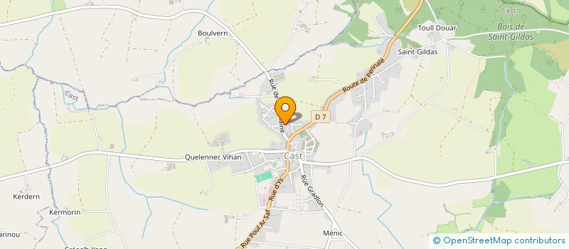 localisation de l'entreprise MADAME KARINE GUIDAL  CAST