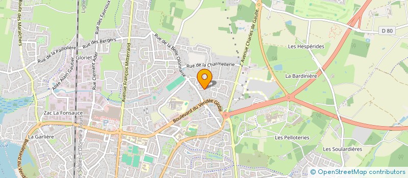 localisation de l'entreprise MADAME KARINE GUILLOTON à LES SABLES D'OLONNE