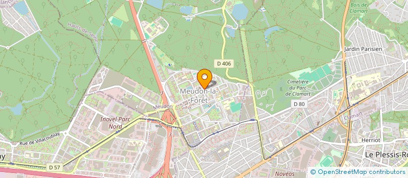 localisation de l'entreprise MADAME KARINE GUILLOUET  MEUDON