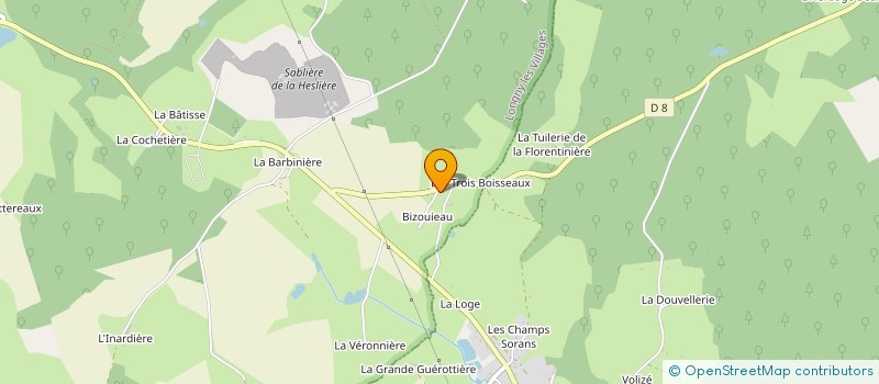 localisation de l'entreprise MADAME KARINE GUILMEAU à LONGNY LES VILLAGES