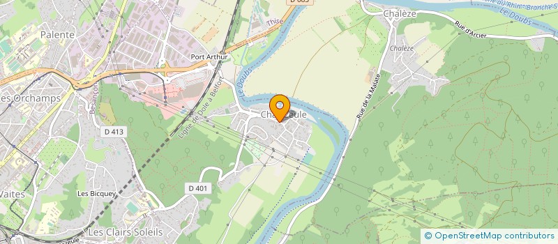 localisation de l'entreprise MADAME KARINE GUIPET  CHALEZEULE