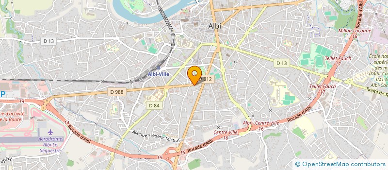 localisation de l'entreprise MADAME KARINE GUITARD à ALBI