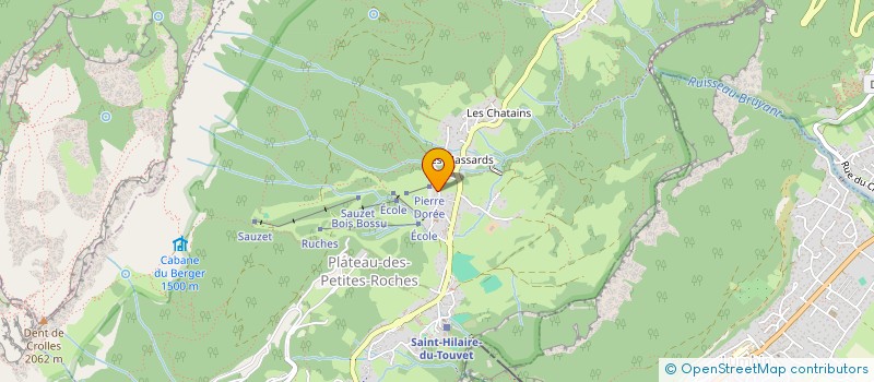 localisation de l'entreprise MADAME KARINE GUYONNET à LE TOUVET