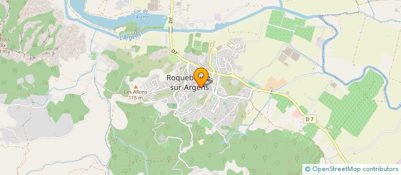 localisation de l'entreprise MADAME KARINE HALBERG  ROQUEBRUNE-SUR-ARGENS