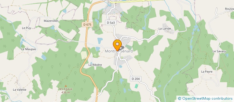 localisation de l'entreprise MADAME KARINE HALLOUCHERIE à MONTROL-SENARD