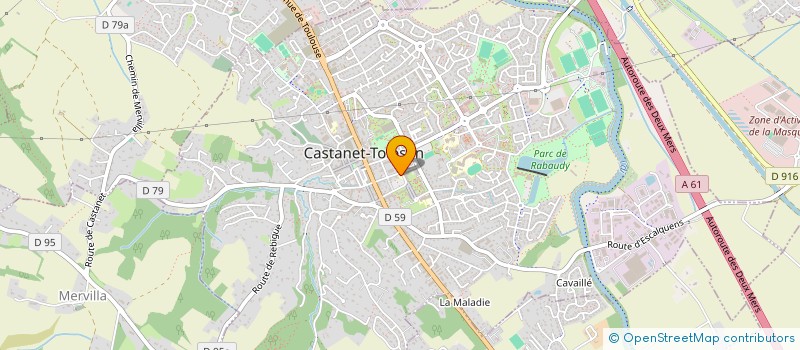 localisation de l'entreprise MADAME KARINE HAMEURY à CASTANET-TOLOSAN