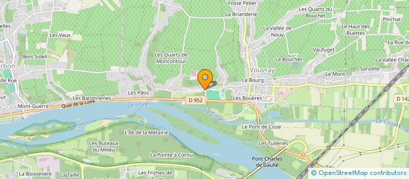 localisation de l'entreprise MADAME KARINE HAUTEFORT à VOUVRAY