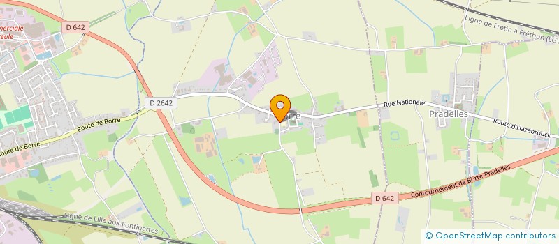 localisation de l'entreprise MADAME KARINE HAVETZ  BORRE