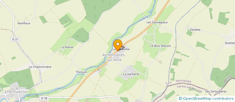 localisation de l'entreprise MADAME KARINE HEBERT à BREZOLLES