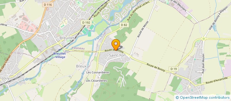 localisation de l'entreprise MADAME KARINE HEBERT  SAINT-YON