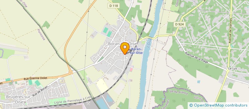 localisation de l'entreprise MADAME KARINE HELSTROFFER à BORAN-SUR-OISE