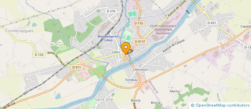 localisation de l'entreprise MADAME KARINE HEMARD  MONSEMPRON-LIBOS