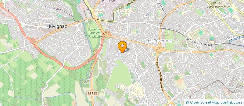 localisation de l'entreprise MADAME KARINE HENDRYCKS à MONTPELLIER