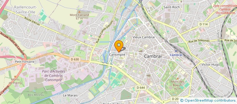 localisation de l'entreprise MADAME KARINE HERBLOT  CAMBRAI