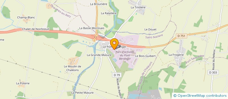 localisation de l'entreprise MADAME KARINE HERY  SAINT-HILAIRE-DE-CHALEONS