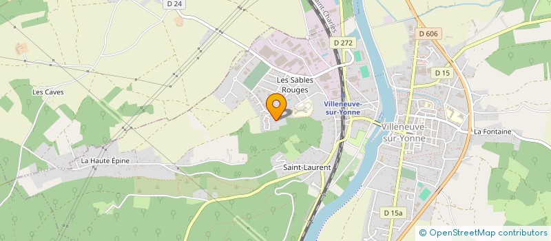 localisation de l'entreprise MADAME KARINE HODENCQ à VILLENEUVE-SUR-YONNE