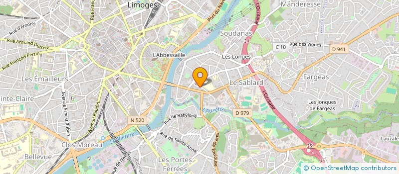 localisation de l'entreprise MADAME KARINE HOGREL à LIMOGES