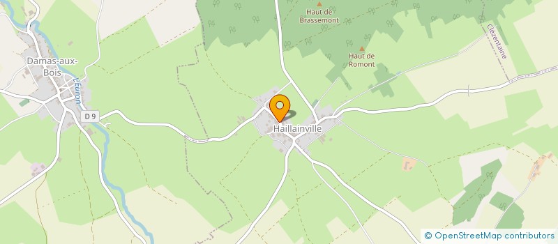 localisation de l'entreprise MADAME KARINE HORNY  HAILLAINVILLE