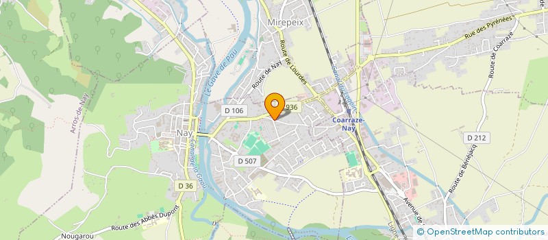 localisation de l'entreprise MADAME KARINE HOURBEIGT  NAY