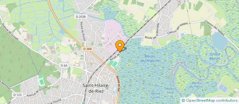 localisation de l'entreprise MADAME KARINE HUBERDEAU à SAINT-HILAIRE-DE-RIEZ