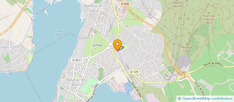 localisation de l'entreprise MADAME KARINE HUERTA  BALARUC-LES-BAINS