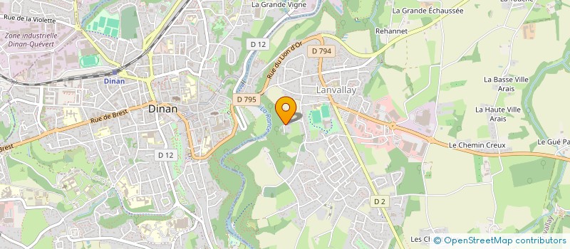 localisation de l'entreprise MADAME KARINE HUET  DINAN