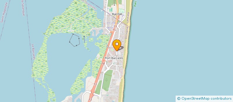 localisation de l'entreprise MADAME KARINE HUILLET  LE BARCARES