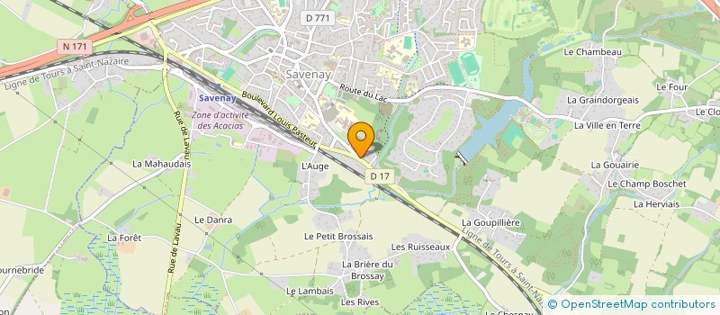 localisation de l'entreprise MADAME KARINE HURSON  SAVENAY