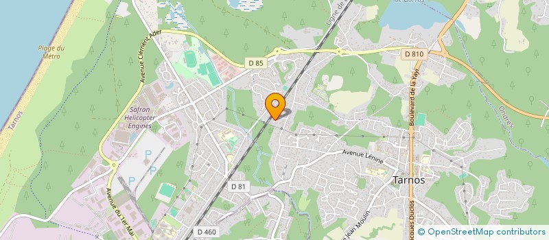 localisation de l'entreprise MADAME KARINE IRAUNDEGUI  TARNOS