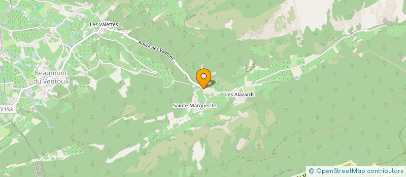 localisation de l'entreprise MADAME KARINE JACQUES  MALAUCENE