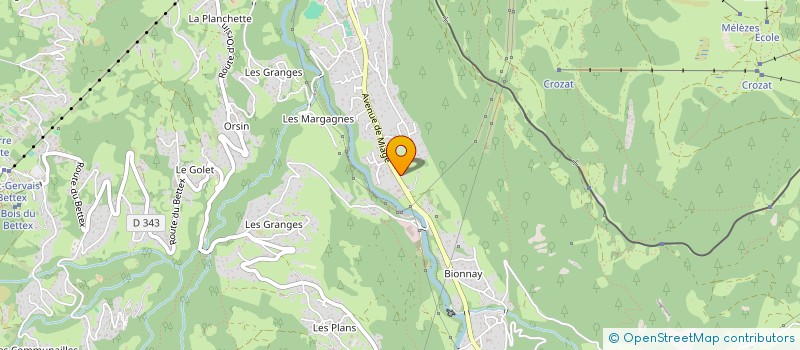 localisation de l'entreprise MADAME KARINE JACQUET  SAINT-GERVAIS-LES-BAINS