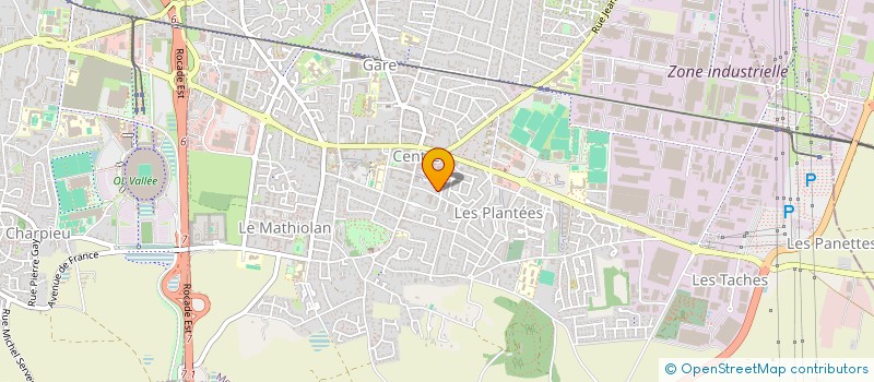 localisation de l'entreprise MADAME KARINE JARNET BEAUME  MEYZIEU