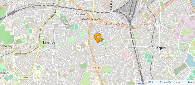 localisation de l'entreprise MADAME KARINE JEAN  PESSAC