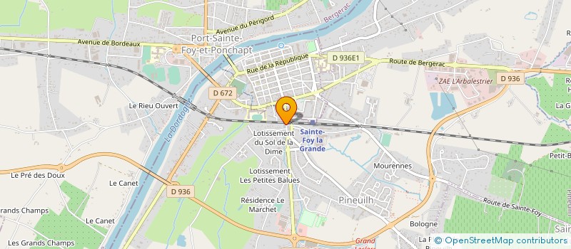 localisation de l'entreprise MADAME KARINE JEAN  PINEUILH