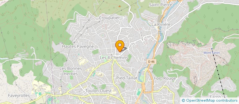 localisation de l'entreprise MADAME KARINE JEANNE HECHT- MAZZURCO  TOULON