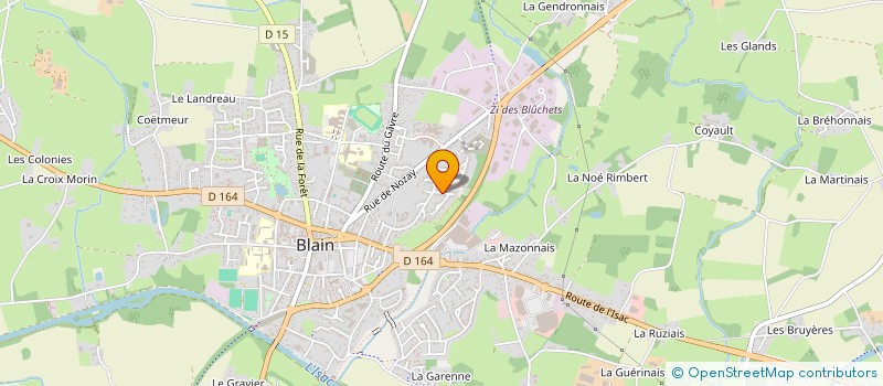 localisation de l'entreprise MADAME KARINE JEGOU  BLAIN