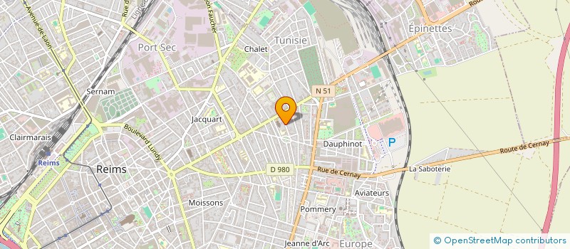 localisation de l'entreprise MADAME KARINE JOIRET  REIMS