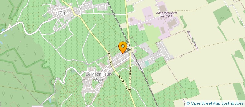 localisation de l'entreprise MADAME KARINE JOLLY  LE MESNIL-SUR-OGER