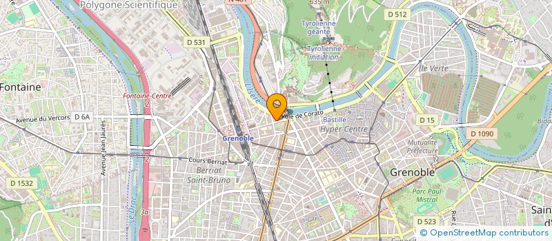 localisation de l'entreprise MADAME KARINE JOLY  GRENOBLE