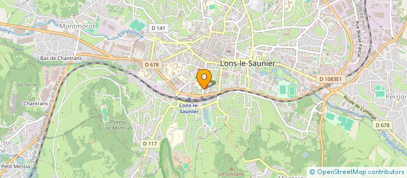 localisation de l'entreprise MADAME KARINE JOLY à LONS-LE-SAUNIER
