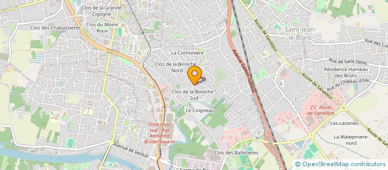 localisation de l'entreprise MADAME KARINE JOLY à ORLEANS