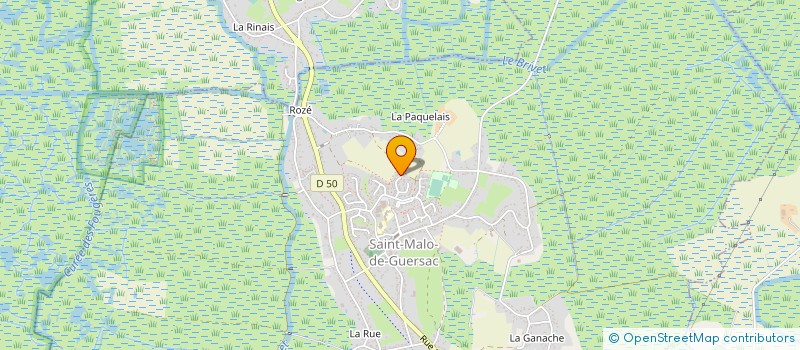 localisation de l'entreprise MADAME KARINE JOSSO  SAINT-MALO-DE-GUERSAC