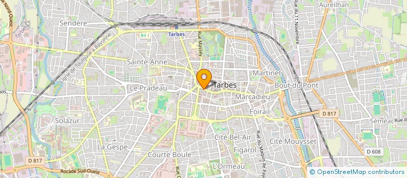 localisation de l'entreprise MADAME KARINE JOUEN  TARBES