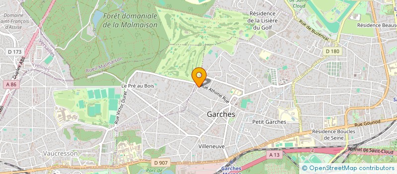 localisation de l'entreprise MADAME KARINE JOUIN à GARCHES